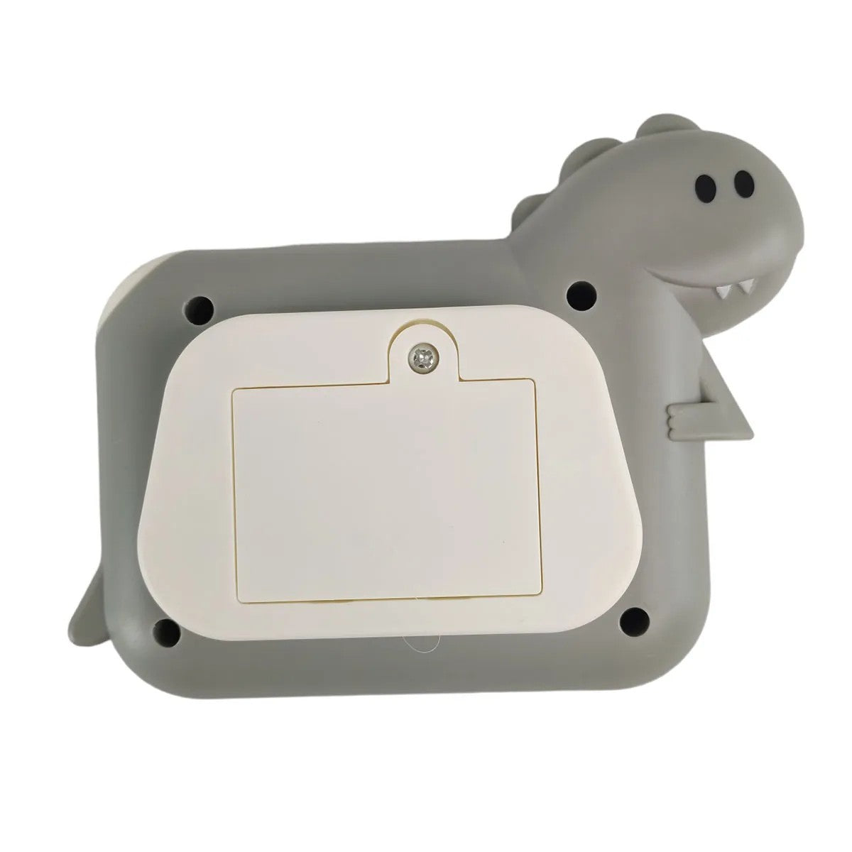 Jucarie Interactiva Pop It Whack A Mole, Consola Joc Memorie si Coordonare, Anti-Stres, 4 Moduri de Joc cu Lumini si Muzica, ABS si Silicon, Model Dinozaur, +3 Ani, Gri