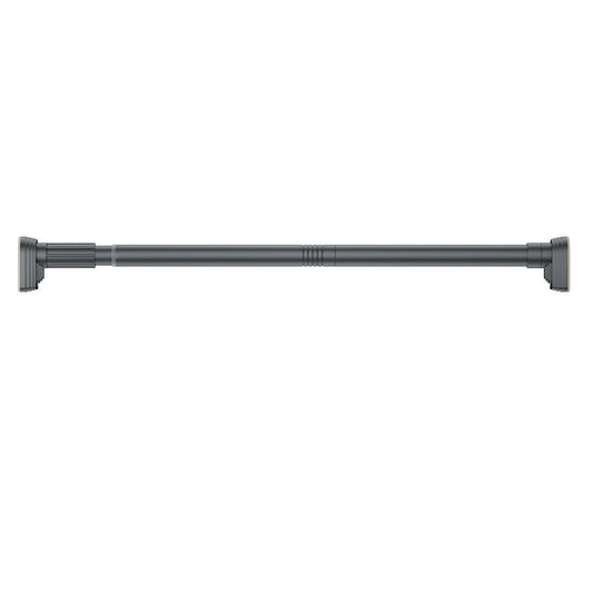 Bara Telescopica Multifunctionala, Extensibila 220-240 cm, Montare Fara Perforare, Otel Inoxidabil si ABS, Suport Haine sau Perdea Dus, Diametru 25 mm, Gri