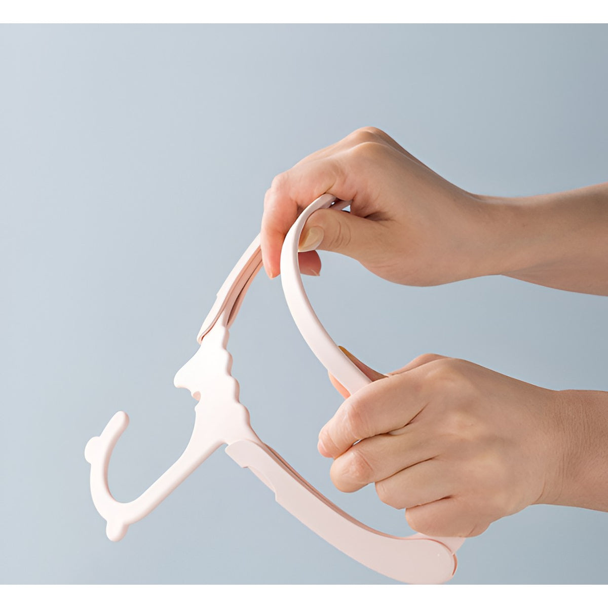 Set 10 Umerase pentru Copii si Bebelusi, Extensibile de la 28 la 37 cm, Design Anti-Alunecare si Stivuibil, Material PP, Roz
