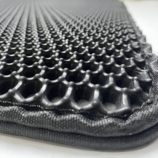 Covoraș Pentru Litieră Pisici, Colectare Nisip Cu Două Straturi Tip Fagure, Rezistent La Apă Și Urină, Antiderapant, Material EVA Fără BPA, 40x50 cm, Negru