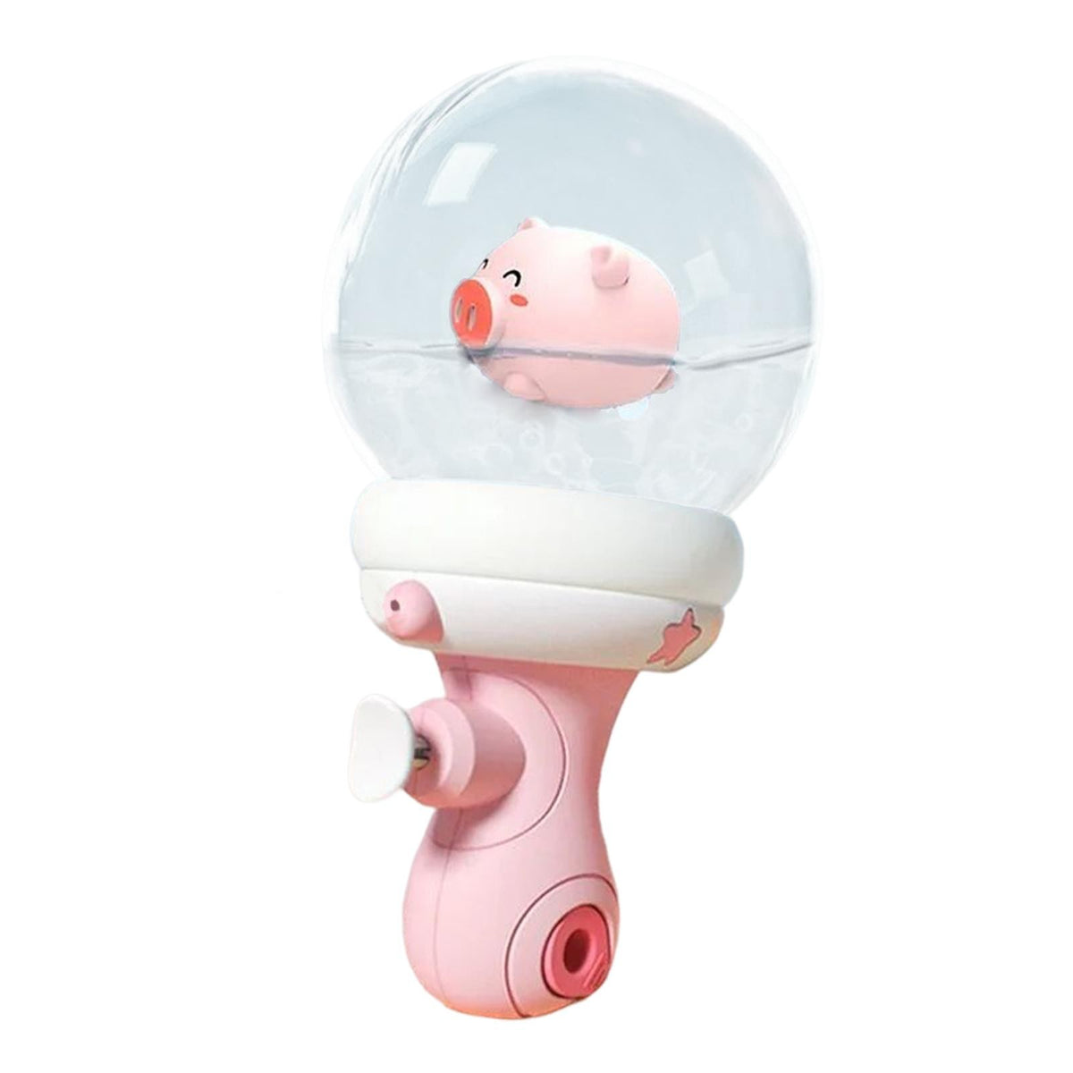 Pistol cu Apa pentru Copii, Model Purcelus, Jucarie de Vara pentru Piscina si Exterior, Material Plastic Rezistent, Capacitate 300 ml, 9x9x17 cm, Roz