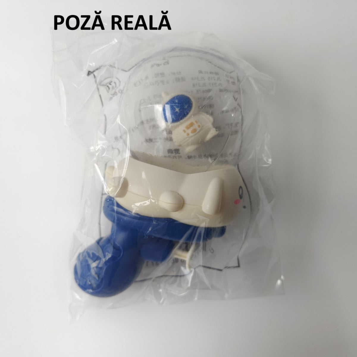 Pistol cu Apa pentru Copii, Model Astronaut, Jucarie de Vara pentru Piscina si Exterior, Material ABS, Capacitate 250 ml, 15.6x8x8.9 cm, Albastru