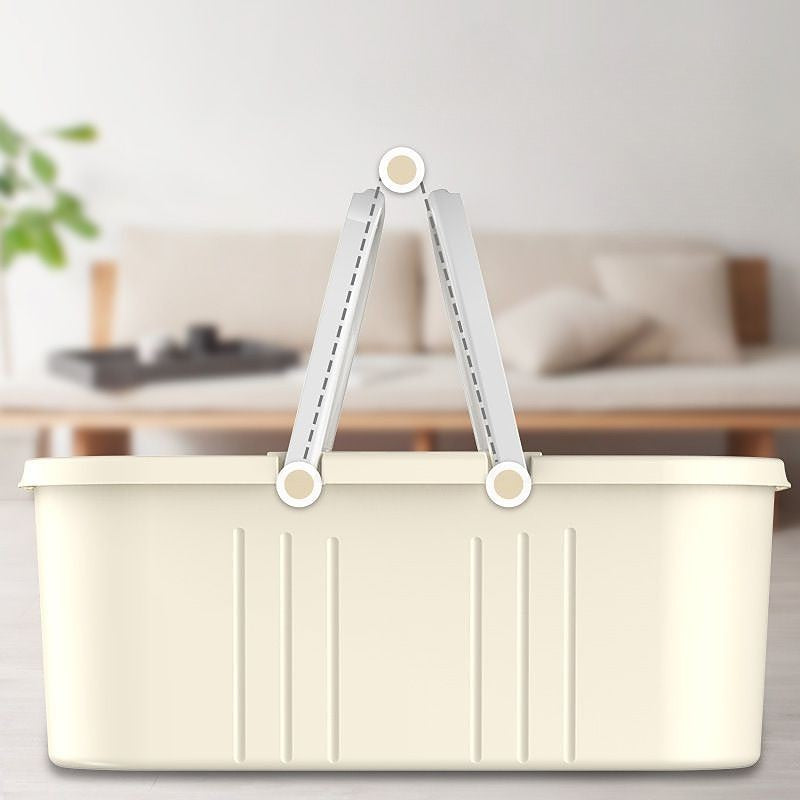 Galeata pentru Mop Plat in X, Recipient Curatare Podele cu Maner Ergonomic, Compatibila cu Mop 37 x 15 cm, Plastic, 45 x 25 x 17.8 cm, Galben
