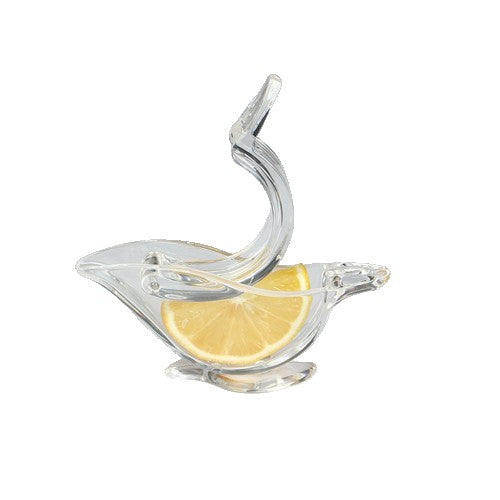 Storcator Manual de Citrice si Lamai, Design Ergonomic Tip Pasare, Plastic Acrilic Transparent, 12x5 cm