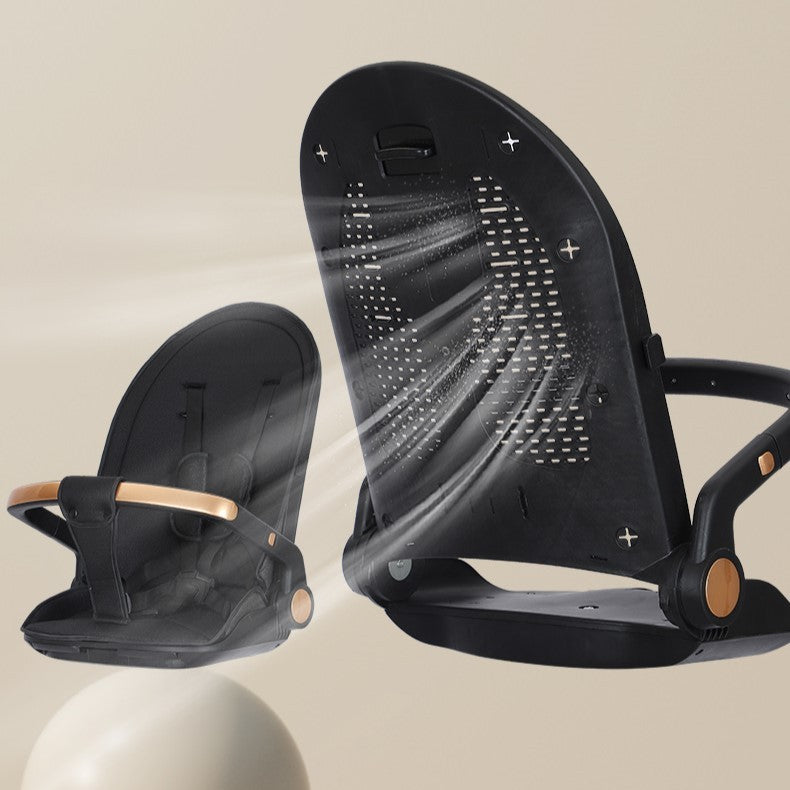 Carucior Sport 3in1 Reversibil, Pliabil cu Pozitie de Somn, Tavita Masa si Suport Pahar, Cadru Aluminiu, 6-36 Luni, 32x63x95 cm, Verde Model Jungla