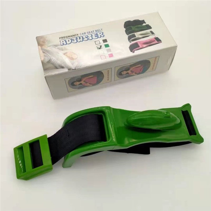 Deviator Centura de Siguranta pentru Gravide, Adaptor Ajustabil de Protectie Abdominala si Postoperator, Material ABS Antiderapant, Lungime 160 cm, Model Delfin, Verde
