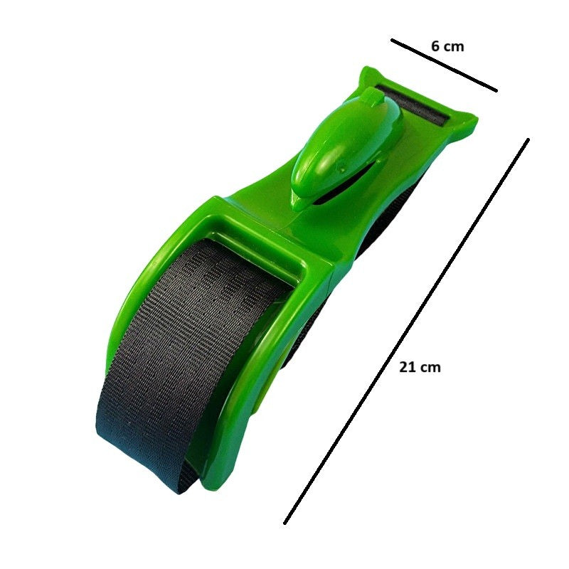 Deviator Centura de Siguranta pentru Gravide, Adaptor Ajustabil de Protectie Abdominala si Postoperator, Material ABS Antiderapant, Lungime 160 cm, Model Delfin, Verde