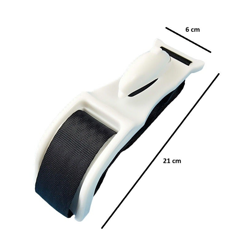 Deviator Centura Siguranta Gravide, Adaptor Ajustabil pentru Protectie Abdominala si Confort Maternitate, Material ABS, 160 cm, Model Delfin, Alb