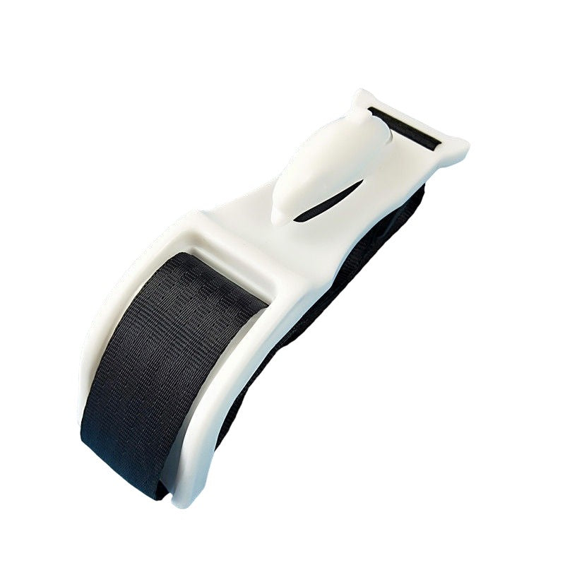 Deviator Centura Siguranta Gravide, Adaptor Ajustabil pentru Protectie Abdominala si Confort Maternitate, Material ABS, 160 cm, Model Delfin, Alb