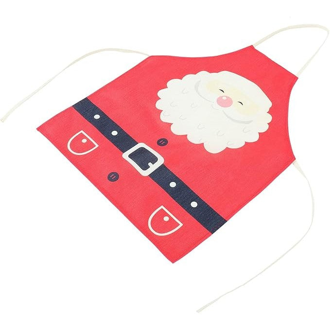 Șorț de Crăciun pentru Bucătărie, Design Festiv cu Imprimeu Tematic, Material Textil Rezistent, 72 x 52 cm, Roșu/Negru