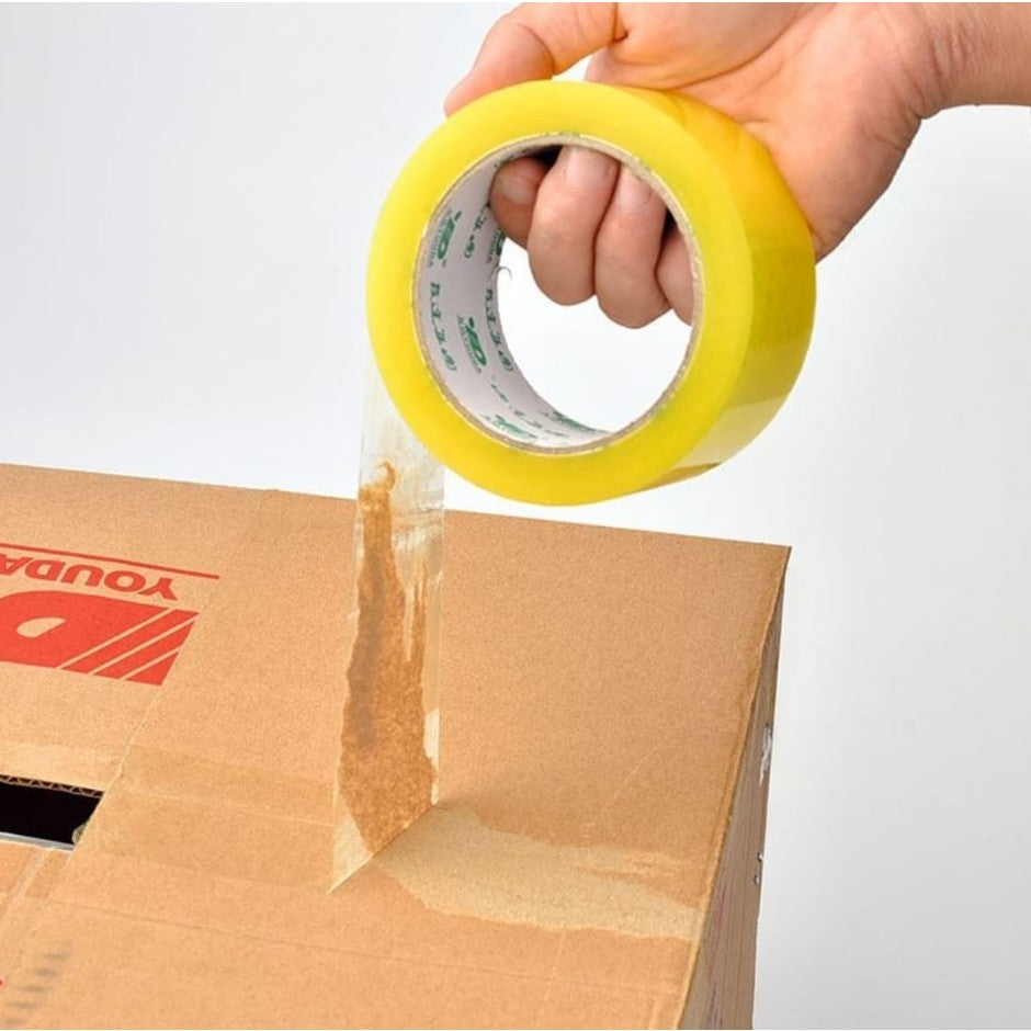 Banda Adeziva Pentru Ambalare Si Sigilare, Aderenta Puternica, Plastic Rezistent, 190 m x 4.8 cm, Transparenta