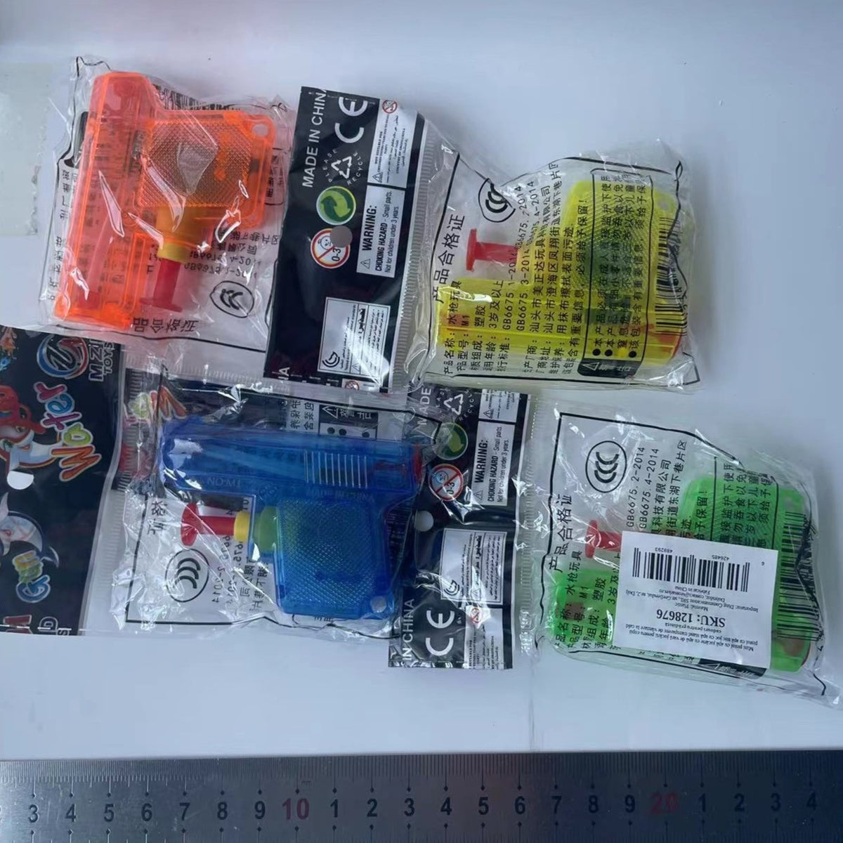 Pistol cu Apa Mini, Jucarie Interactiva de Vara pentru Copii, Design Ergonomic si Rezistent, Plastic, Culori Mixte Random