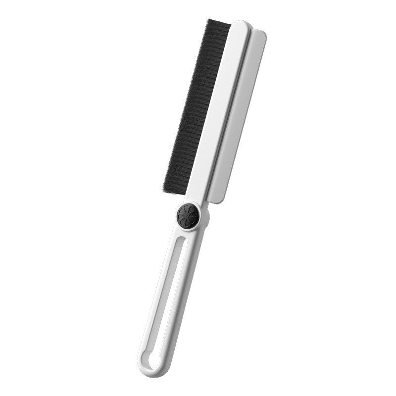 Perie de Curatare Multifunctionala cu Stergator, Cap Flexibil Rotativ la 25 Grade pentru Rosturi si Spatii Inaccesibile, ABS si TPR, 24.7 x 4.5 cm, Alb