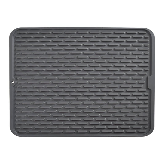 Covoras Scurgere Vase din Silicon, Suport Termorezistent pentru Blat, Material Flexibil si Izolator, 43x32.5 cm, Negru