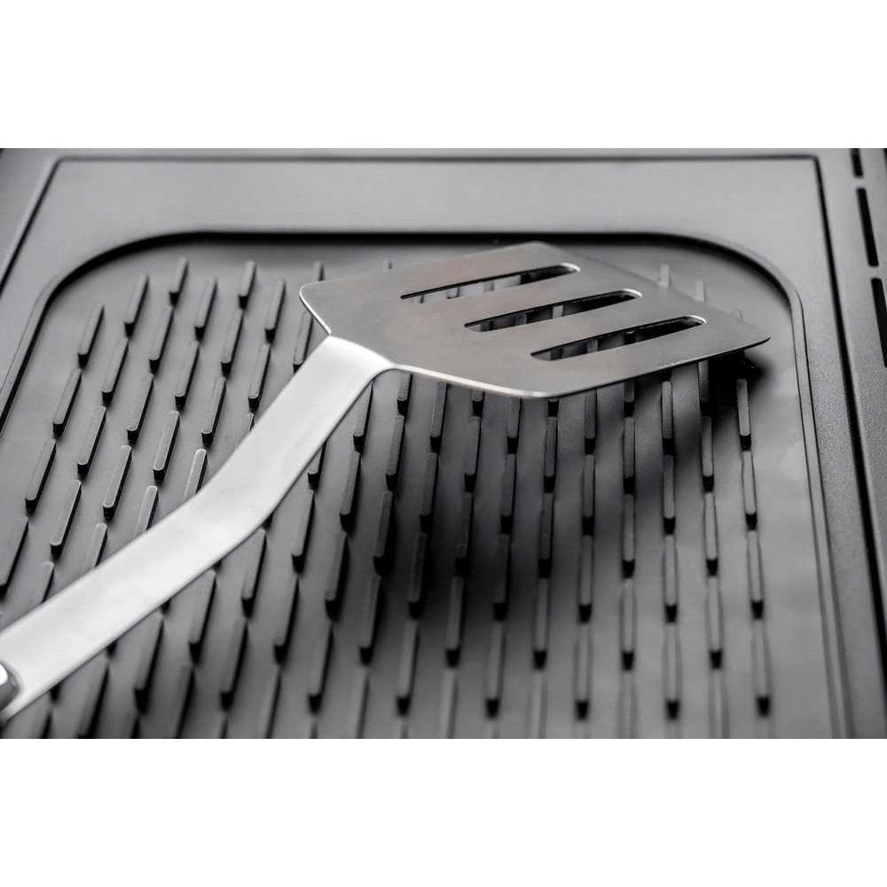 Covoras Scurgere Vase, Suport Termoizolant pentru Blat Bucatarie, Silicon Flexibil Rezistent la Caldura, 30x24 cm, Negru
