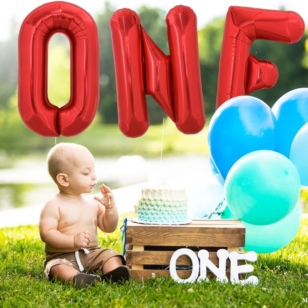 Balon Folie Metalizata Litera O, Decoratiune Petrecere si Aniversare, Umflare Aer sau Heliu, Include Pai, Material Rezistent, 40 cm, Rosu