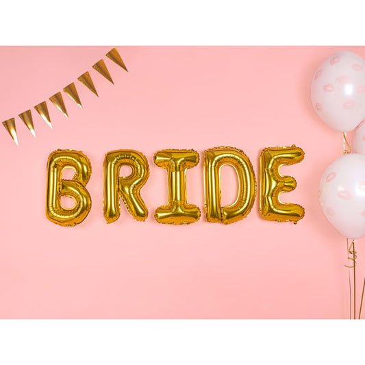 Balon Folie Metalizata Litera B, Decoratiuni Petrecere, Umflare Heliu sau Aer, Aluminiu, Auriu, 80 cm