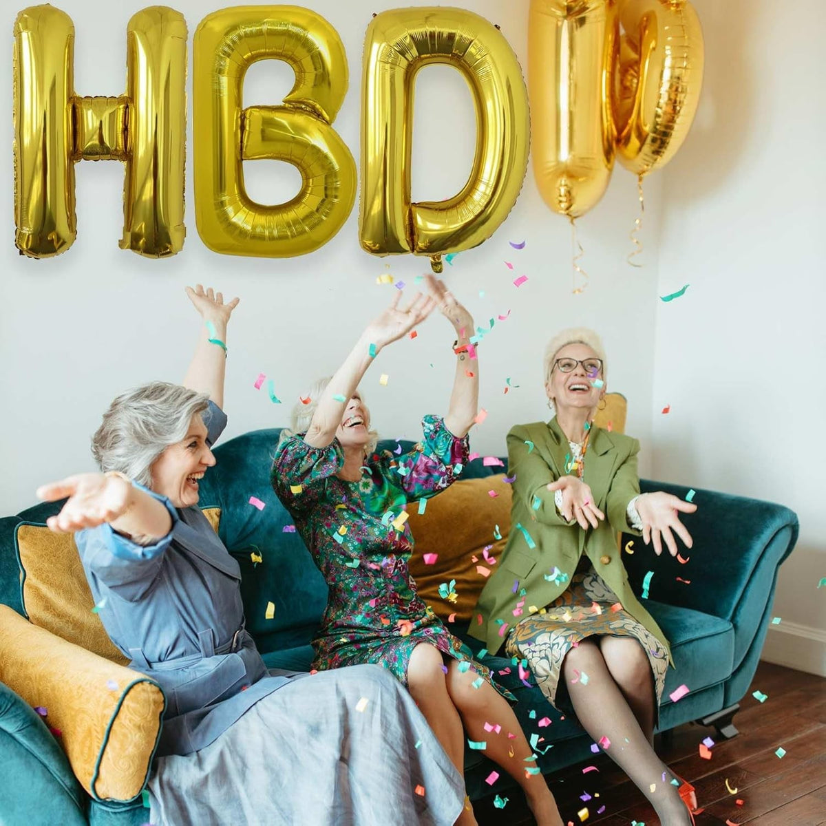 Balon Folie Metalizata Litera B, Decoratiuni Petrecere, Umflare Heliu sau Aer, Aluminiu, Auriu, 80 cm