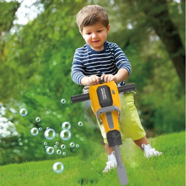 Jucarie Picamer Interactiv pentru Copii, Unelte de Constructii cu Sunete si Lumini, Capete Interschimbabile si Ochelari, Plastic, 41 cm, Portocaliu