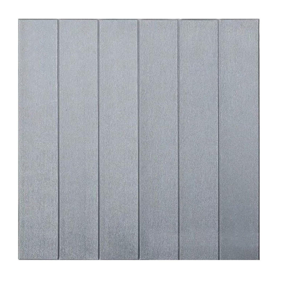 Tapet 3D Autoadeziv, Panouri Perete Tip Placi de Lemn, Izolatie Fonica si Termica, Rasina Ecologica, Set 10 Bucati, 70 x 70 cm, Grosime 3 mm, Acoperire 4.9 mp, Gri