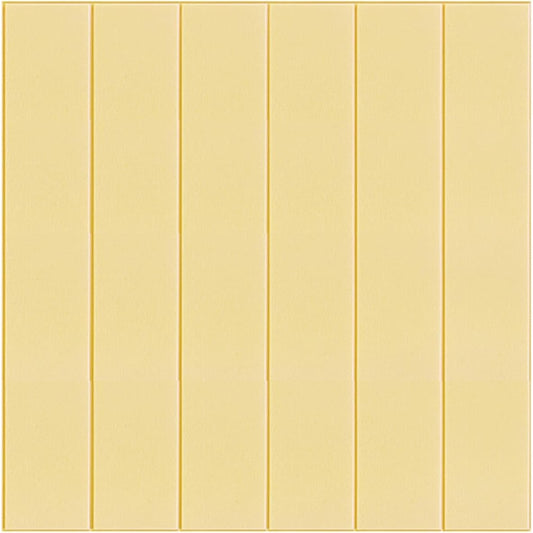 Tapet 3D Autoadeziv Tip Placi de Lemn, Panouri Decorative din Rasina Ecologica, Izolatie Fonica si Termica, Rezistent la Apa, 70 x 70 cm, Grosime 3 mm, Set 10 Bucati, 4.9 mp, Crem Deschis