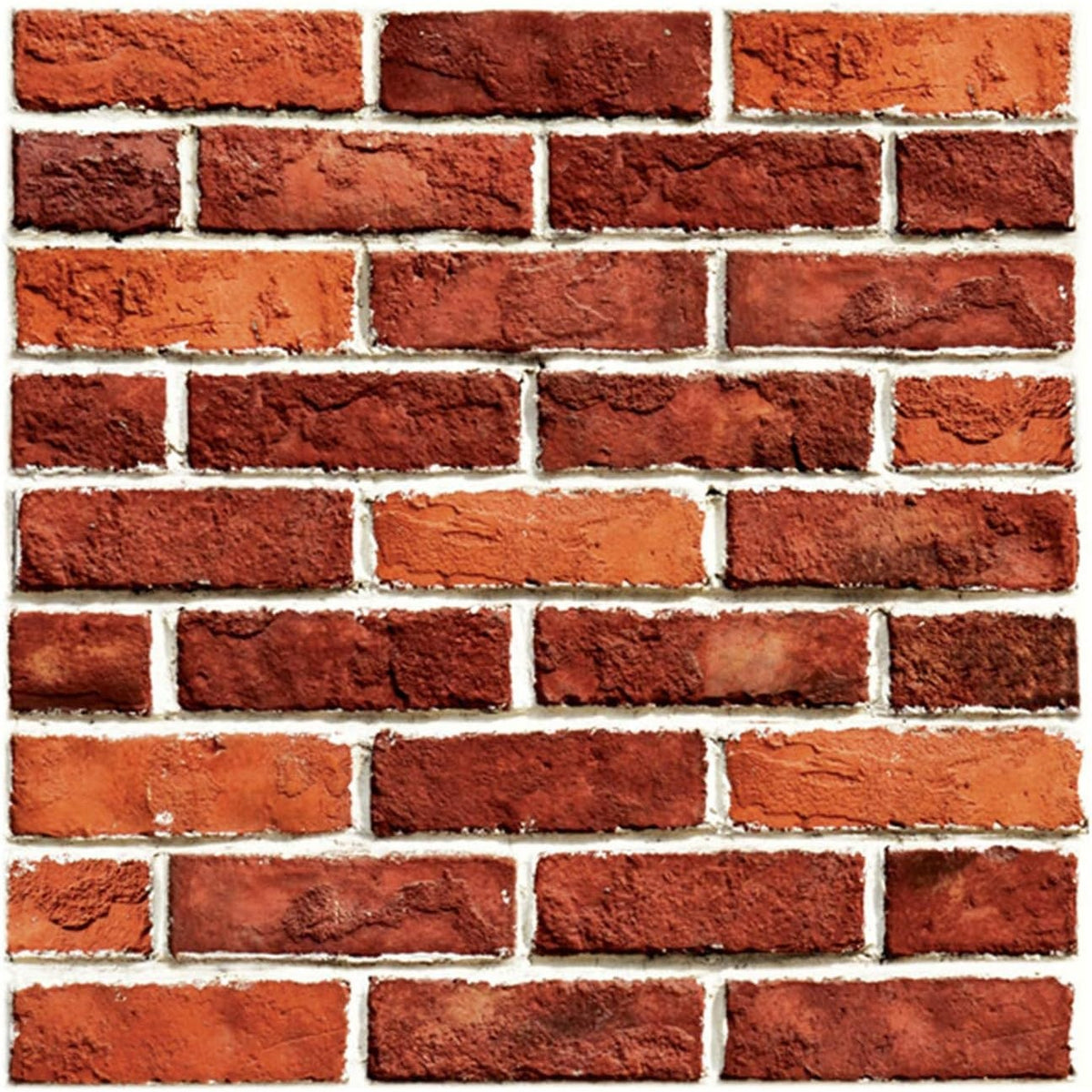 Tapet Autocolant 3D, Placi Autoadezive Model Caramida, Decor Perete Texturat, Material Impermeabil si Lavabil, 30x30 cm, Rosu, Set 10 Bucati