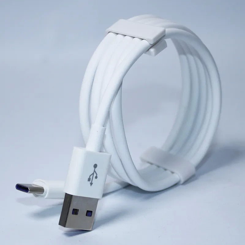 Cablu Date si Incarcare SX-22, USB la USB-C, Fast Charge 3A, Cip Protectie Supratensiune, Invelis TPE Flexibil si Rezistent, 1 m, Alb