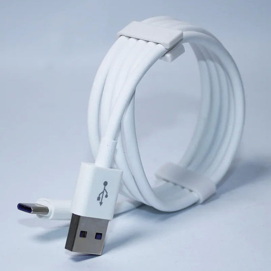 Cablu Date si Incarcare SX-22, USB la USB-C, Fast Charge 3A, Cip Protectie Supratensiune, Invelis TPE Flexibil si Rezistent, 1 m, Alb