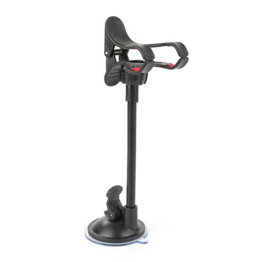 Suport Auto Universal pentru Telefon si GPS, Brat Extensibil si Ajustabil, Rotire 360 Grade, Prindere cu Ventuza pentru Parbriz si Bord, Compatibil Dispozitive 4-7 Inch, Plastic, Negru
