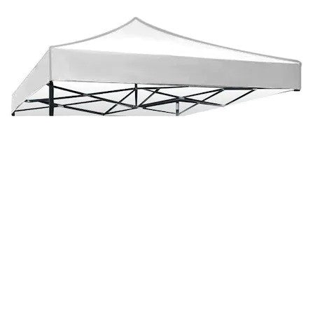 Cort Pliabil Tip Pavilion pentru Evenimente, Structura Metalica Telescopica, Prelata Oxford PVC Impermeabila, Rezistent UV, 2x2 m, Verde
