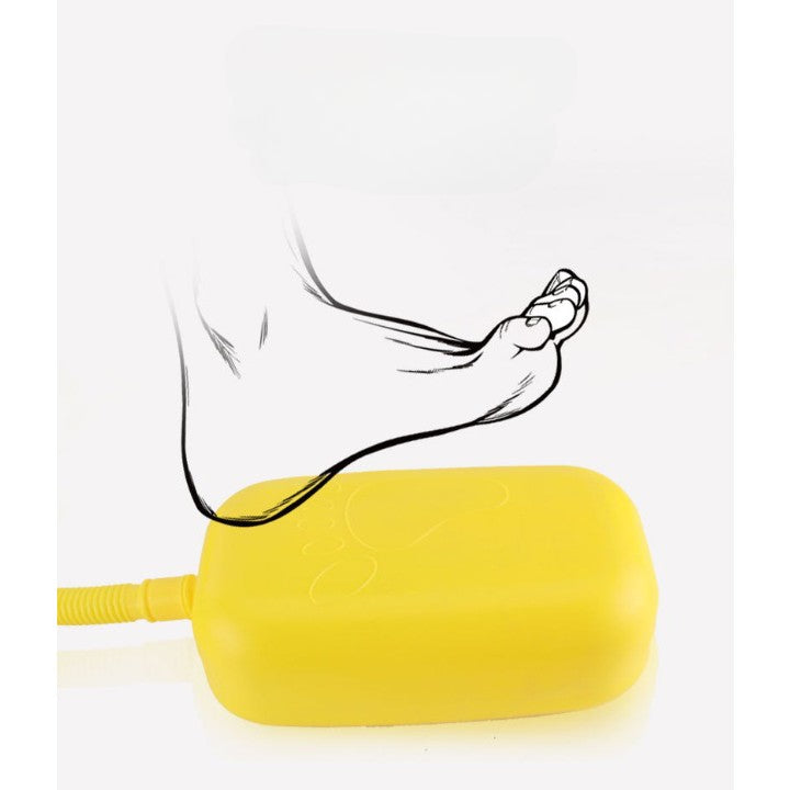Lansator Rachete pentru Copii, Joc de Exterior cu 2 Pedale, 6 Rachete din Spuma cu Lumini LED, Multicolor