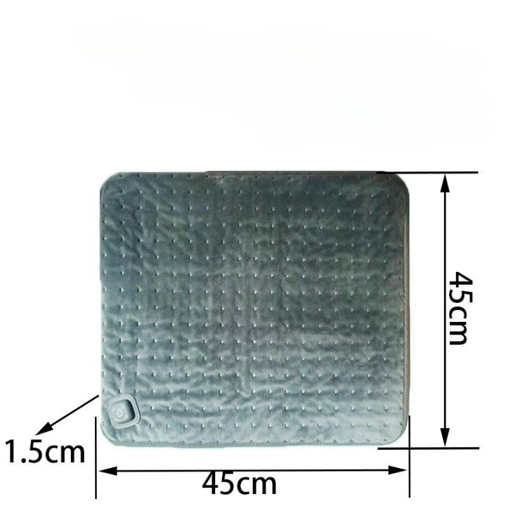 Perna Electrica Incalzire cu USB, Perna Inteligenta Multifunctionala pentru Oameni si Animale, Protectie Supraincalzire, Poliester, 40x45 cm, Gri