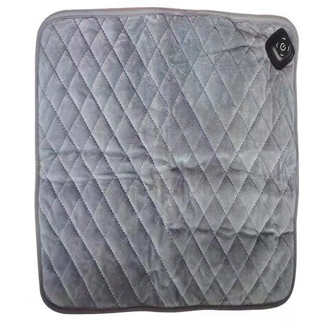 Perna Electrica Incalzire cu USB, Perna Inteligenta Multifunctionala pentru Oameni si Animale, Protectie Supraincalzire, Poliester, 40x45 cm, Gri