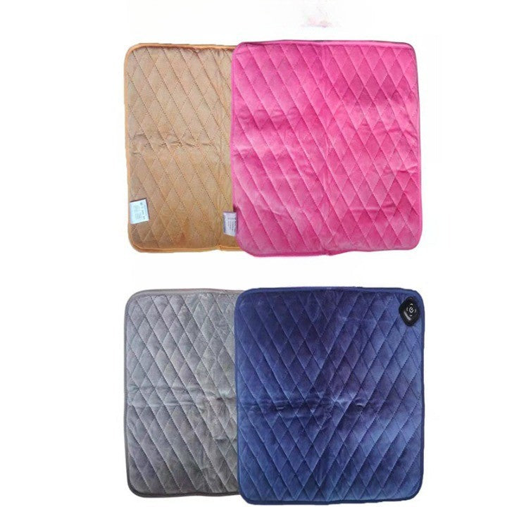 Perna Electrica cu Incalzire Rapida si Conexiune USB, Protectie Supraincalzire, Utilizare Mixta Oameni si Animale, Poliester, 40 x 45 cm, Albastru