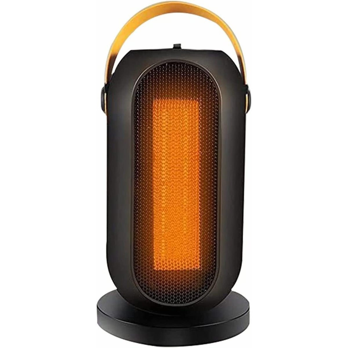 Aeroterma Ceramica PTC-1500Q1, Radiator Electric 1200 W, Termostat Reglabil, Protectie Supraancalzire, 3 Trepte de Putere, Acoperire 20 m2, Negru