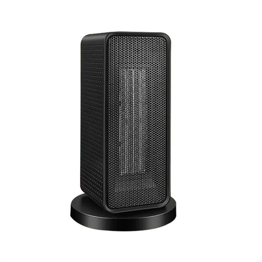 Aeroterma Electrica Ceramica PTC, Radiator Portabil 1200 W, Termostat Reglabil, 3 Trepte de Putere, Protectie Supraincalzire, Acoperire 20 m2, Negru, 16x16x28.5 cm