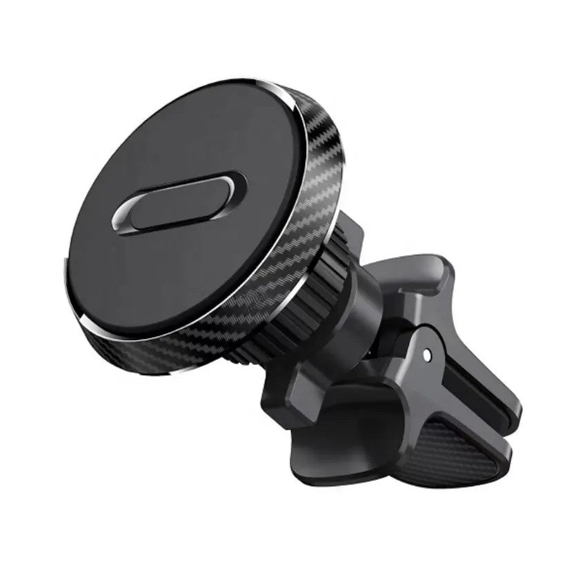Suport Auto Magnetic Universal, Rotatie 360 Grade, Prindere Grila Ventilatie, 4 Magneti ND52, ABS si Silicon, 50 mm, Negru