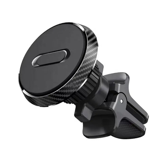 Suport Auto Magnetic Universal, Rotatie 360 Grade, Prindere Grila Ventilatie, 4 Magneti ND52, ABS si Silicon, 50 mm, Negru