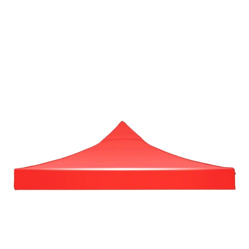 Prelata Acoperis Cort Pavilion, Copertina Impermeabila 2 x 2 m, Protectie UV si Ploaie, Material Textil Oxford 700D cu Invelis PVC, Rosu