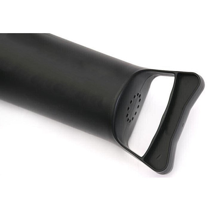 Pompa Manuala Pentru Umflat Saltele Si Obiecte Gonflabile, Flux de Aer Dublu Sens, Plastic Rezistent, Furtun Inclus, 3 Adaptori Dimensiuni Diferite, 30 cm, Negru