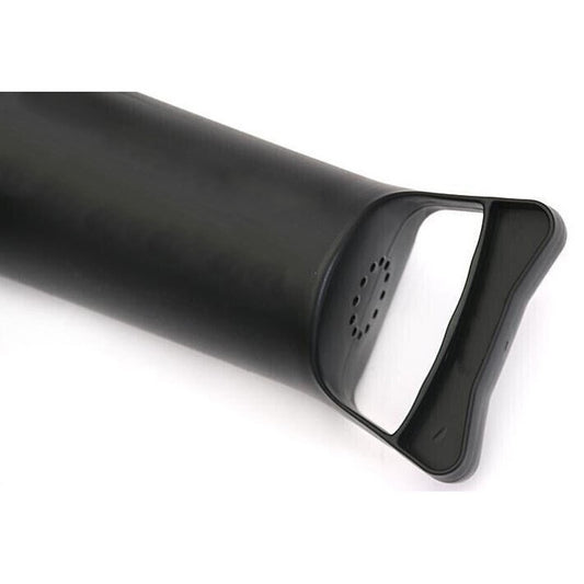 Pompa Manuala Pentru Umflat Saltele Si Obiecte Gonflabile, Flux de Aer Dublu Sens, Plastic Rezistent, Furtun Inclus, 3 Adaptori Dimensiuni Diferite, 30 cm, Negru