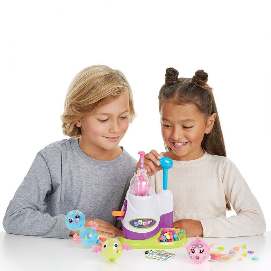 Set Creativ Bobo Sticky Oonies pentru Umflat Baloane, Kit Masina de Umflat cu 36 Baloane si 42 Accesorii, Plastic, Multicolor