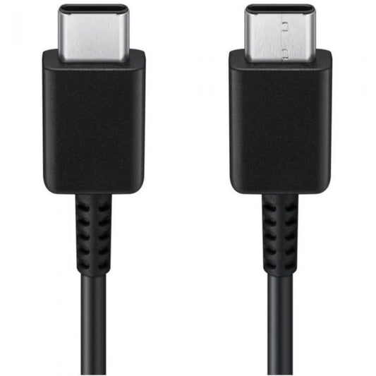 Cablu de Date si Incarcare Rapida USB Tip-C la USB Tip-C, Fast Charge 480 Mbps, Protectie Supratensiune, Invelis Textil Flexibil, 1 metru, Negru
