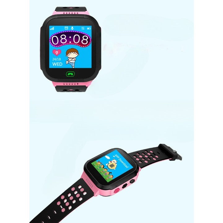 Ceas Smartwatch Copii Q528, Functie Telefon si Localizare LBS, Buton SOS, Camera Foto, Lanterna, Monitorizare Spion, Ecran Touchscreen Color, Roz