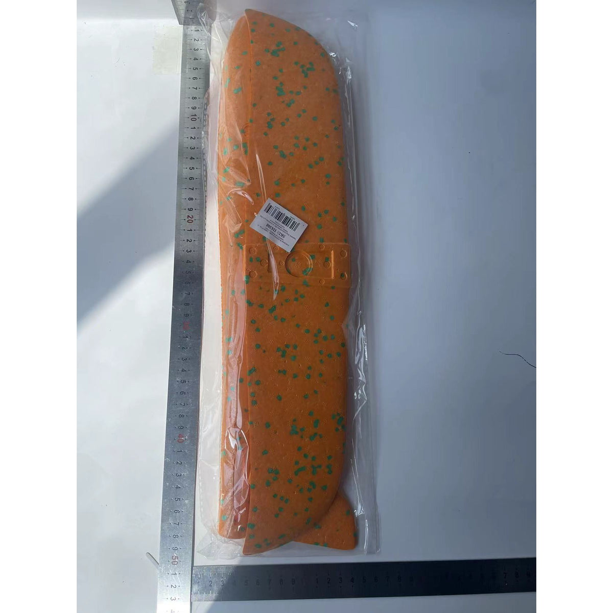 Avion Planor Cu Lumini, Zbor Stabil, Polistiren, 47 cm, Portocaliu