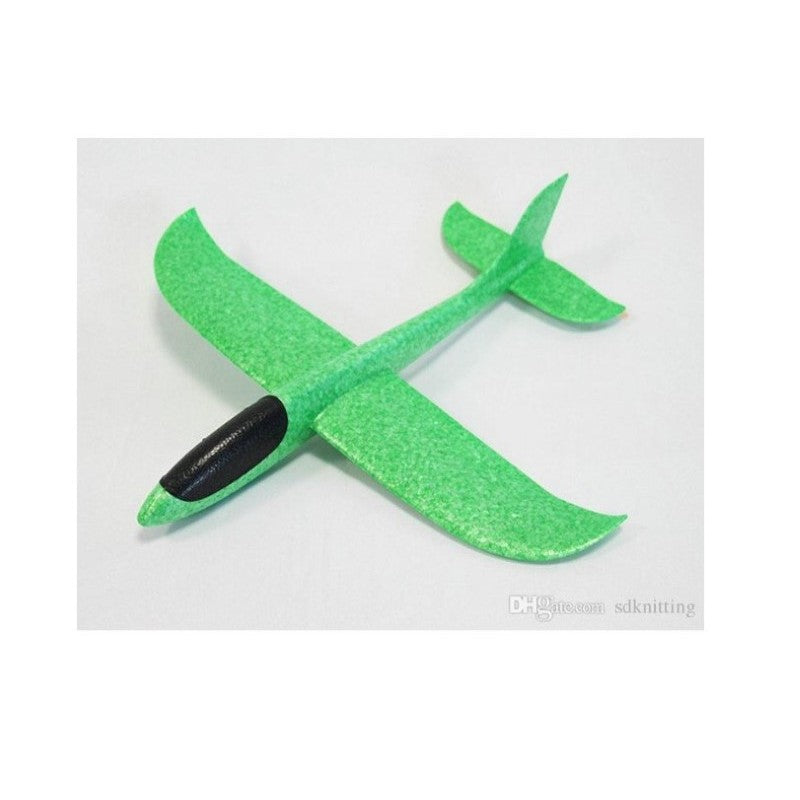 Avion Planor Pentru Jocuri Interactive, Zbor Stabil Si Rezistent, Polistiren, 47 cm, Verde