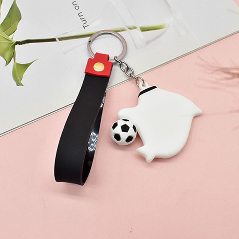 Breloc Mascota Fifa World Cup 2022, Pandantiv Pentru Chei Si Geanta, Silicon Si Metal, 9.3cm x 9.7cm