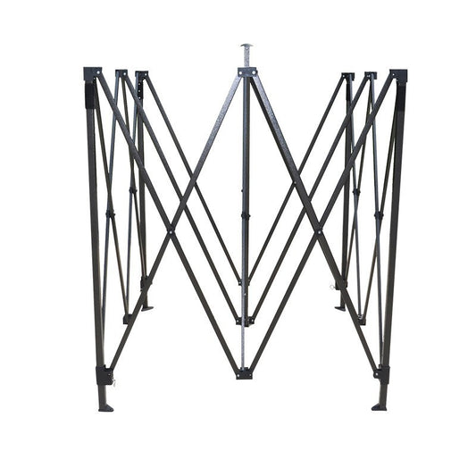 Cadru Metalic Cort Pavilion, Structura Pliabila pentru Evenimente, Otel Rezistent, 2 x 2 m, Fara Prelata/Acoperis