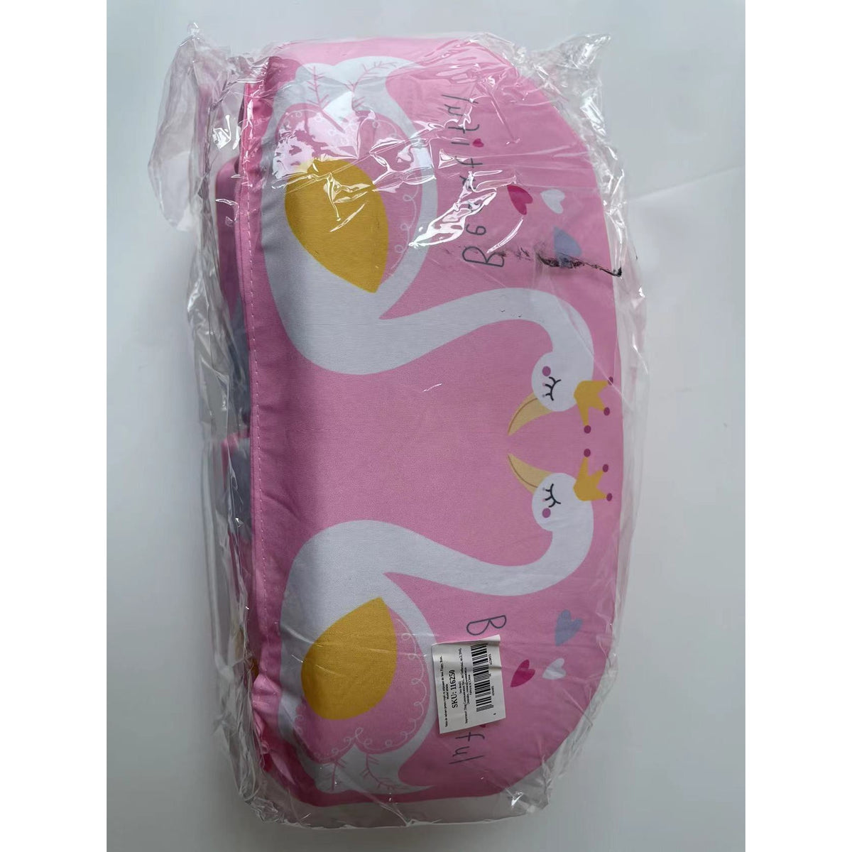 Vesta De Salvare Pentru Copii Cu Aripioare De Inot Si Centura Reglabila, Ajutor Invatare Inot, Material PVC Rezistent, Model Lebede, Roz, 2-7 Ani