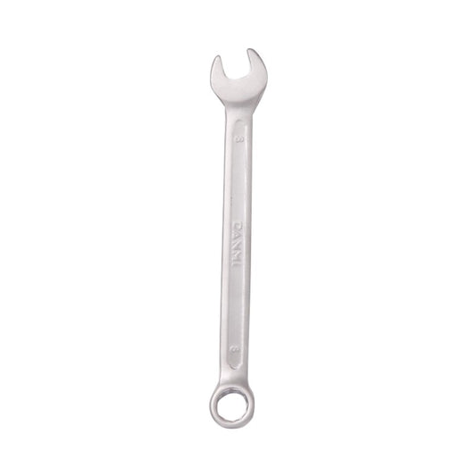Cheie Fixa Dubla, Instrument de Mana Profesional, Otel de Calitate Rezistent la Uzura, Argintiu, 8 mm